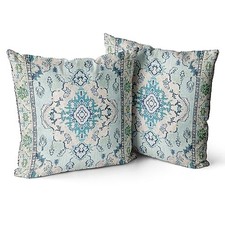 Snycler Boho Throw Pillow Covers 18x18 inch Set of 18" x 18" Pack of 2 Boho-6