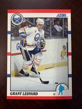 1990-91 Score Hockey - Grant Ledyard #233 - Buffalo Sabres
