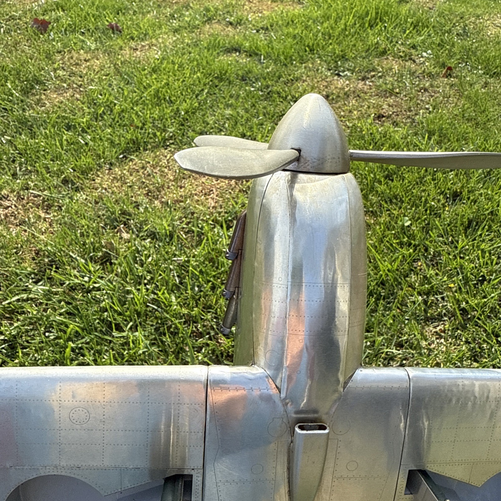 Spitfire Fighter Plane Model AP456 1/15 Scale Made From Aircraft Aluminum