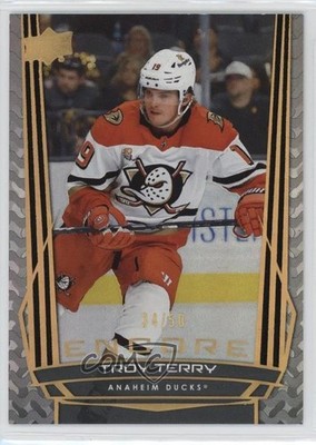 2025-26 Upper Deck Series 1 Encore Gold 34/50 Troy Terry #E-45 0l1t