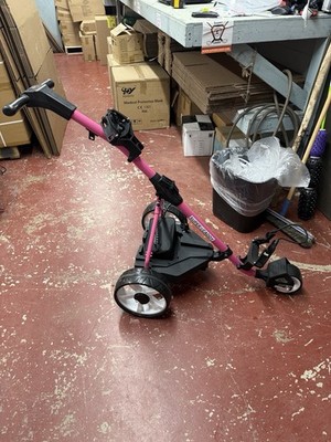 superEcaddy electric golf trolley the weekender non remote. Pink