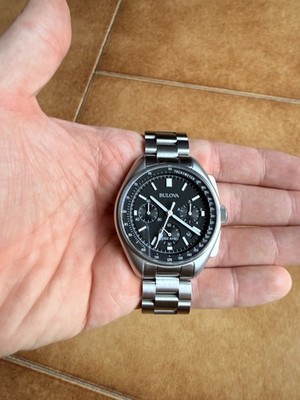 CRONO BULOVA LUNAR PILOT WIE NEU 96B258 BOX&PAPERS ANNO 2020 
