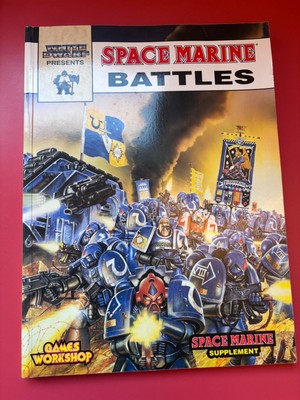 Space Marine Battles Game Workshop Supplement Book - Warhammer GW M986