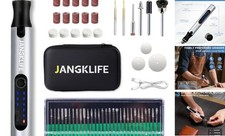 USB Rechargeable Engraving Pen with 42 Bits, Mini Rotary Tool Silver