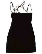 Zara Womens Mini Off Shoulder Dress UK 14 Medium Black BA16