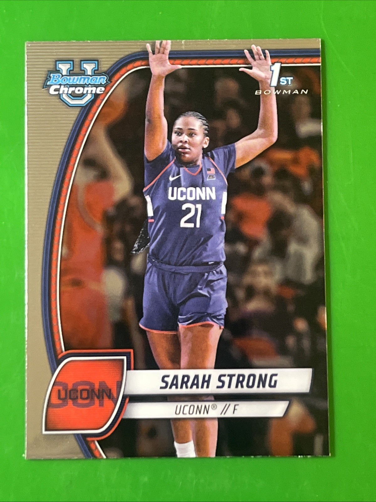 SARAH STRONG ~ 2024 Bowman Chrome U #62 ~ Refractor - 1st Bowman