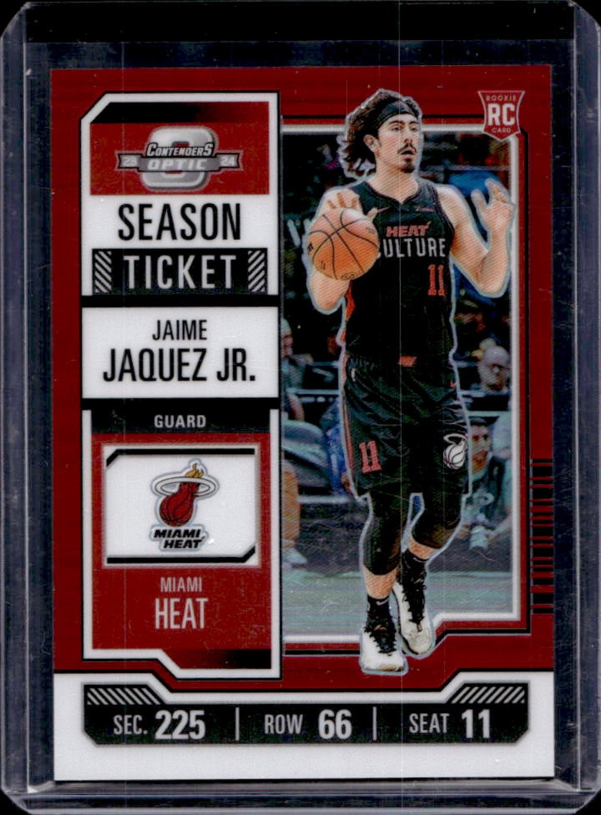 2023-24 Contenders Optic Jaime Jaquez Jr. RC Red #67 Heat