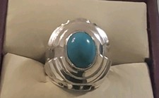 Warrior Nishapuri Ring 925 Sterling Silver Ha...