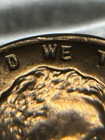 UNC 1955 D Penny Error Must See Cud Above WE Flake On Rev — photo 8