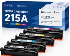 4-PK 215A Toner Cartridges W2310A Compatible for Pro M155 M182nw M183fw