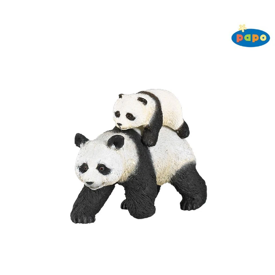 Papo 50071 - Wildtiere - Panda mit Jungtier - Bild 1 von 1