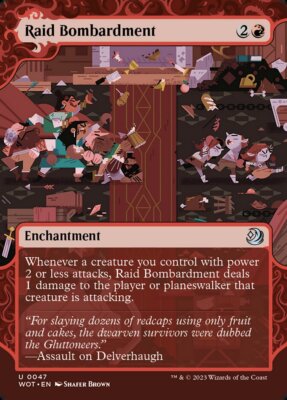 MTG Raid Bombardment (47/103) Wilds of Eldraine Enchanting Tales LP