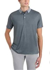 NEW Hickey Freeman Men's XXL Golf Polo Shirt Moisture Wicking UPF 50 4-Gray
