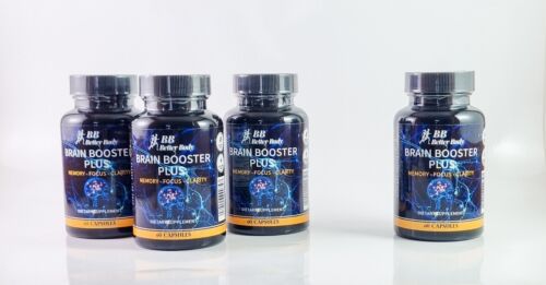 Brain Booster Plus Memory Focus Clarity Supplement for Men & Women 60 capsules - Picture 4 of 11