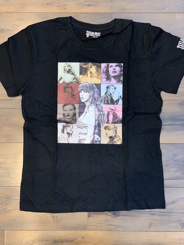 NEU Taylor Swift Damen Medium The Eras Tour schwarzes Shirt Swiftie Musikliebhaber