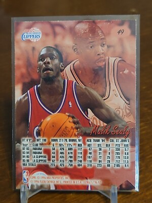 LOUNIE ラッセルアスレチックスカート 1996-97 Ultra Los Angeles Clippers Basketball Card #49 Malik Sealy