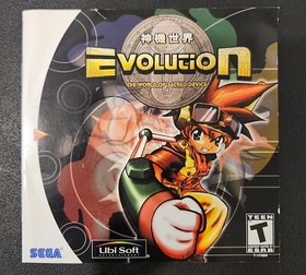 EVOLUTION THE WORLD OF SACRED DEVICE (SEGA DREAMCAST, 1999) NTSC-U/C Disc + Art