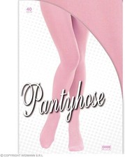NEW LIGHT PINK 40 DEN CARNIVAL THEMED PARTY COSTUME TIGHTS