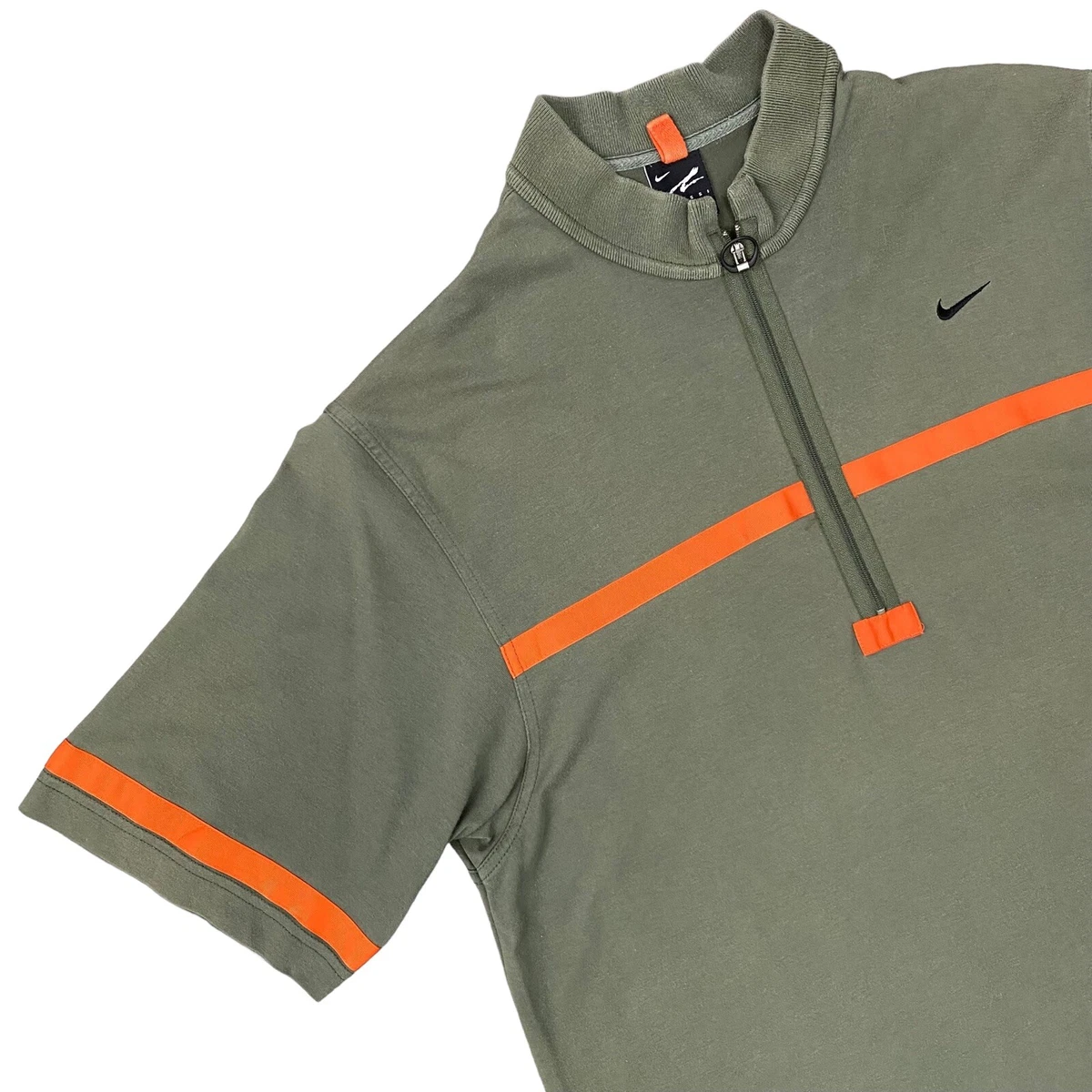 Vintage Nike Agassi Polo Shirt 1/3 Zip Size M