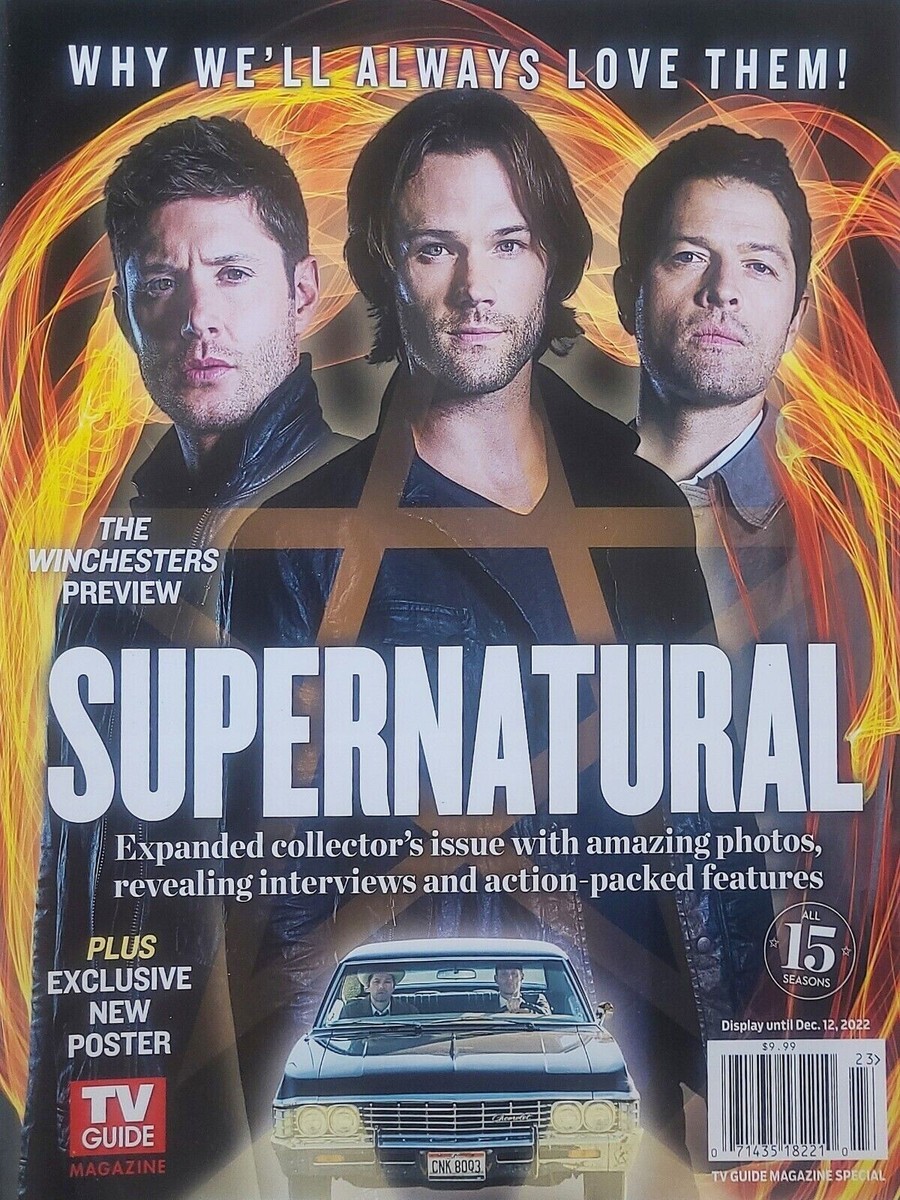 SUPERNATURAL TV GUIDE SPECIAL ALL 15 SEASONS W/POSTER BRAND