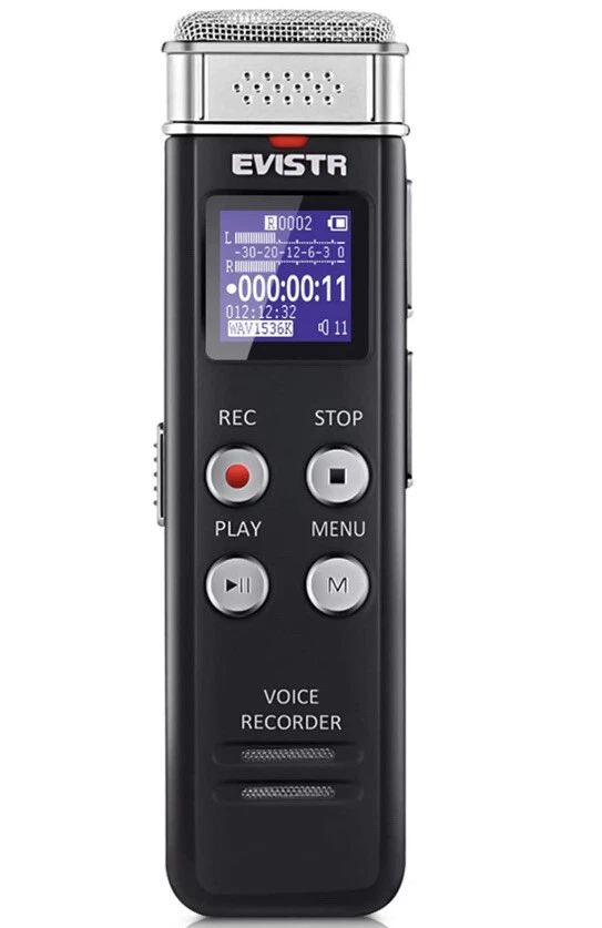 Grabadora de voz digital EVISTR 16 GB USB Evista Foto 3 de 4
