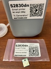 200g Toner Refill + Reset Chip For Dell 1700/1710N Printers - U5698 K3756 Models