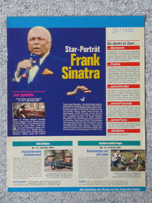 TV Star-Porträt ''Frank Sinatra'' (90er Jahre)