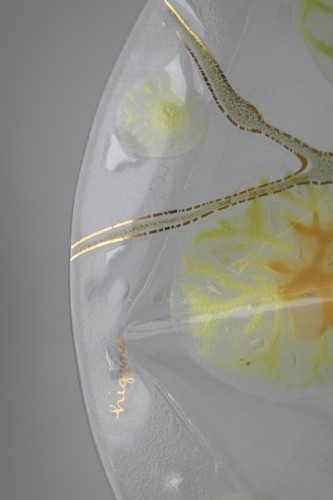 1960's Higgins Fused Art Glass Mid Century Organic Space Age 3-Part Tri Bowl MCM - Picture 9 of 21