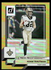 2022 Donruss #245 Adam Trautman Premium Press Proof