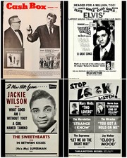 CASH BOX December 8 1962 ELVIS PRESLEY JACKIE WILSON SUPREMES MIRACLES MARVIN