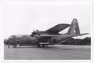 Original Photo LOCKHEED C-130 HERCULES USAF Military Aircraft 41640 54-1640 B&W