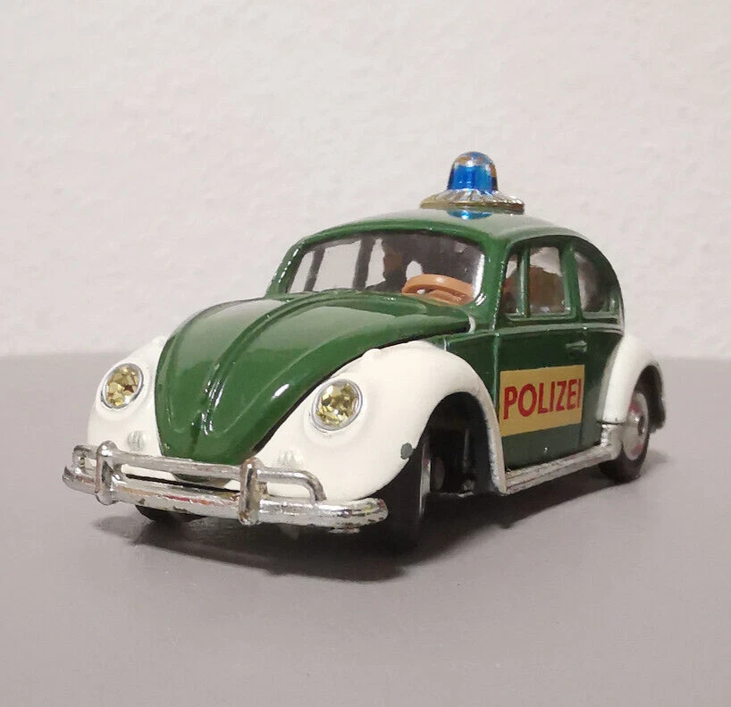 Corgi Toys 492 - VW 1200 European Police VW 1200 Saloon in Repro Karton Vintage - Bild 2 von 4