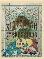 Victorian Impressions Stained Glass Pattern Book, Out of print