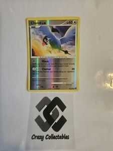 Pokemon Card Chatot 55/100 Reverse Holo Majestic Dawn Excelent Condition