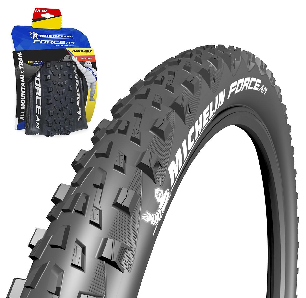 Pneu VTT Michelin 27.5x2.35 avec grip optimal Force AM Tubeless Ready