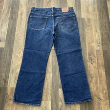 Vintage Levi's 517 0217 Boot Cut Jeans Men actual fit W38 L29.5 Zip Fly red Tab