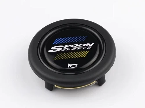 Spoon Sports Car Steering Wheel Horn Button Horn Switch Button 70mm Bolt Pattern - Foto 4 di 9