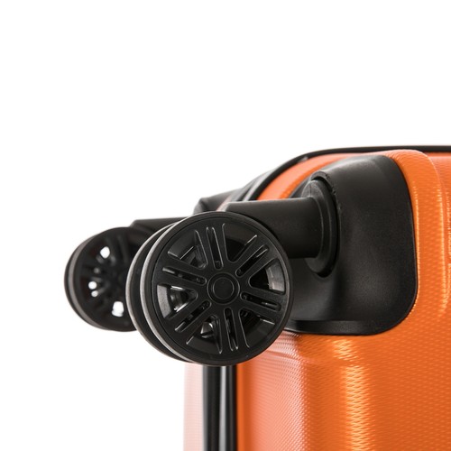 28" Hardside Lightweight Luggage with Spinner Wheels Handle and Trolley Orange - Picture 10 of 11