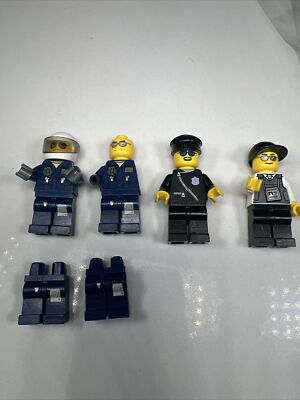 Lot Of Lego Police Security Minifigs MiniFigures Law Enforcement Loose Cops 