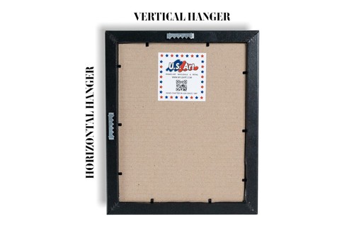 US Kunstrahmen 1" flach schwarz MDF Wanddeko Bild Poster Rahmen, CS2 - Bild 5 von 8
