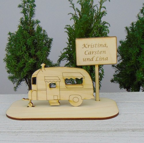 Geschenk für Camper Geld Gutschein Campingfreunde Wohnwagen Schilder Geburtstag - Picture 33 of 33