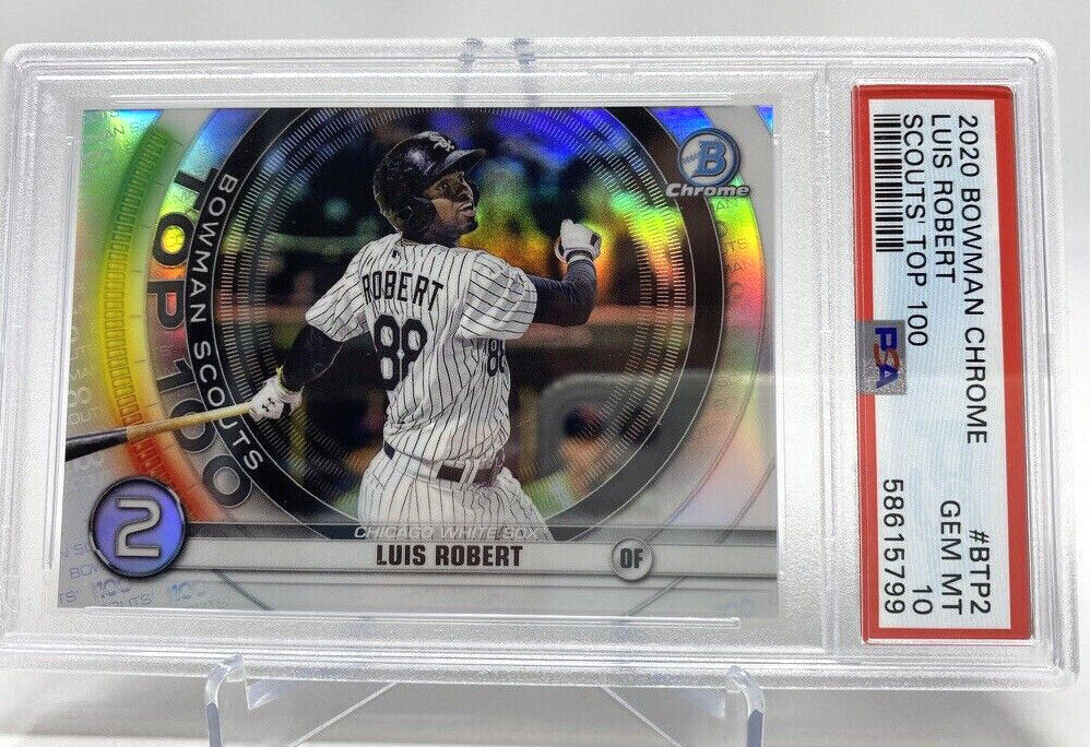2020 Bowman Chrome Luis Robert - Rookie Card - PSA 10