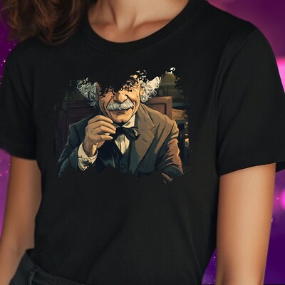Frauen T-Shirt Albert Einstein Motiv Baumwolle Größe S bis 3XL