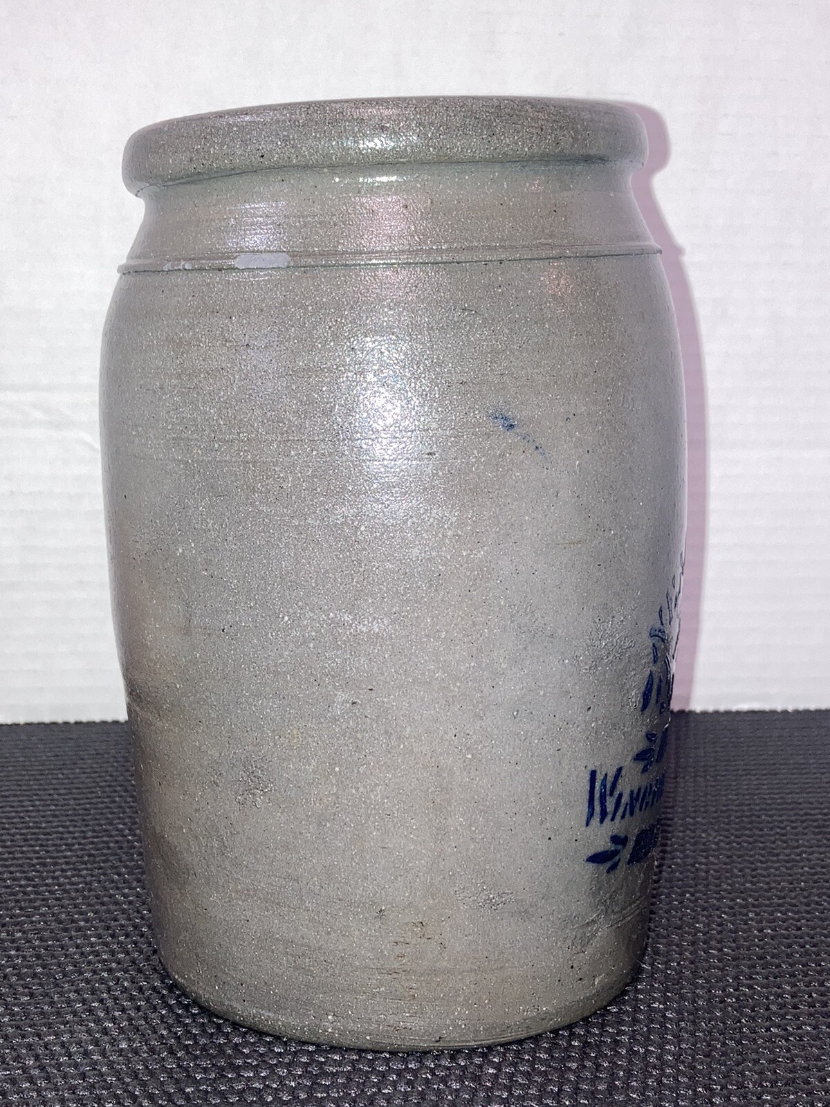 Rare 8in Antique Neal Jones Ashland KY Stoneware Crock 1800s KENTUCKY