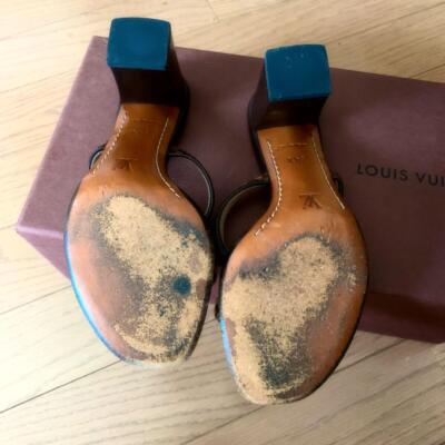 LOUIS VUITTON ダミエ サンダル 34 1/2 Louis Vuitton Sandals Damier EU 34 1/2 Used From Japan | eBay