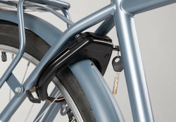 Rear Wheel Bicycle Lock - Dutch Style Keyed Lock