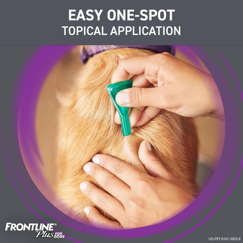 New Stock Frontline Plus For Dogs 45 to 88 LBS 6 Doses 6 Month Supply fast ship - Picture 5 of 5