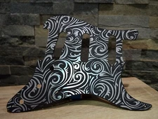 Faux Brushed Aluminum Spiral Pickguard - Fender Stratocaster  USA - SSS HSS HxH