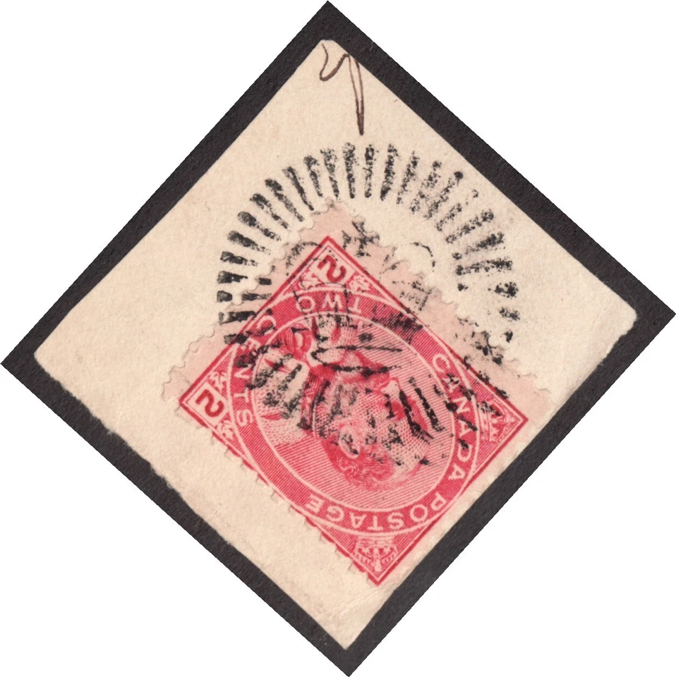 Canadá 1903 Sc# 90 - 2¢, KEVII con deseable corona de esquimalt Cancelar - Estimado $250 Foto 2 de 2