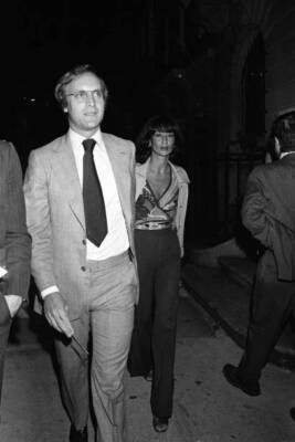 Warren Hoge and China Machado Historic Old Photo